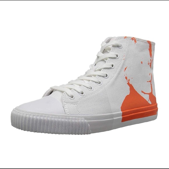 calvin klein high top sneakers womens